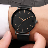 Montre Femme or Rose Montre Femme 2020 femmes maille ceinture ultra-mince mode relojes para mujer luxe montres-bracelets reloj mujer