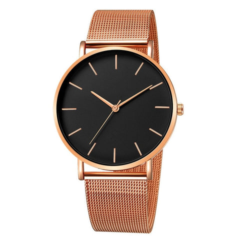 Montre Femme or Rose Montre Femme 2020 femmes maille ceinture